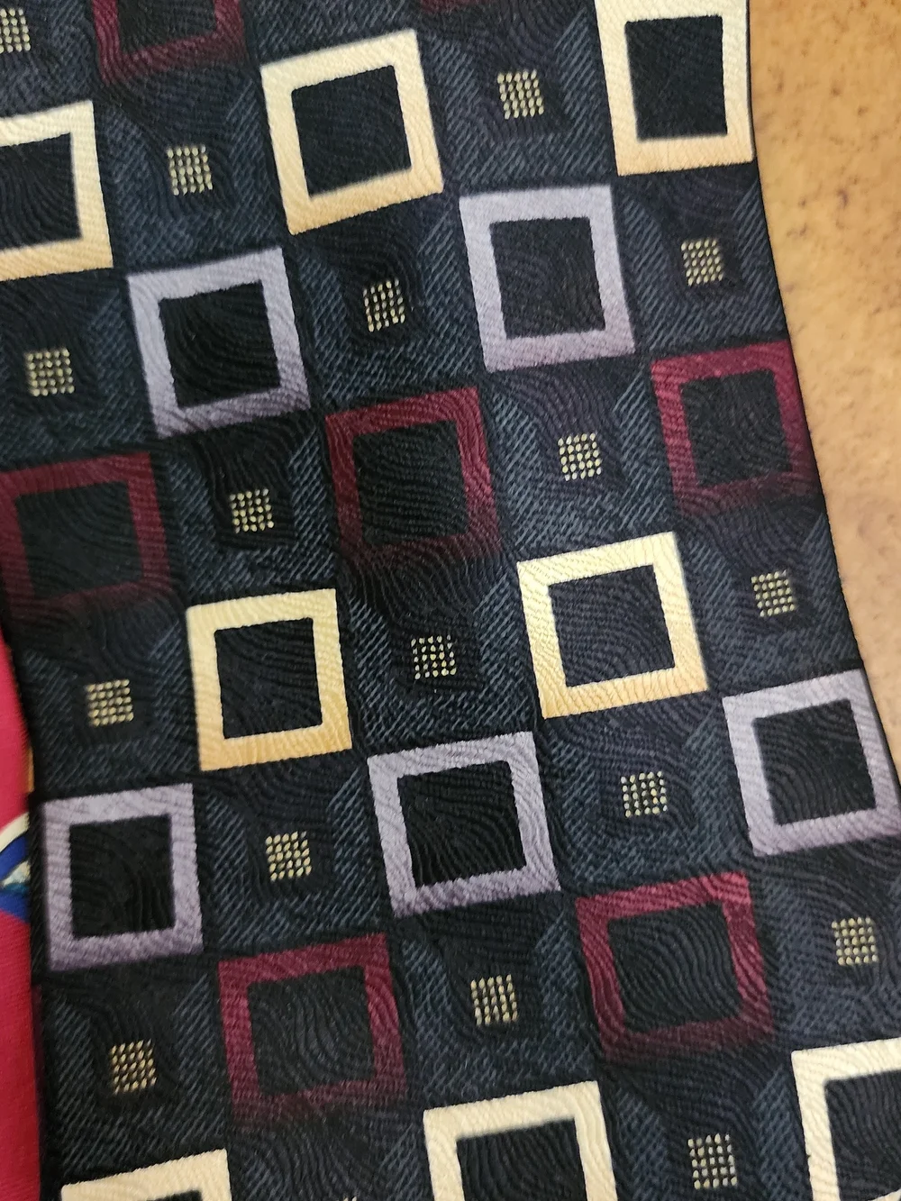 3pc 100% Silk Men’s Tie Lot Kilburne & Finch Campus Cambridge Classics Geometric